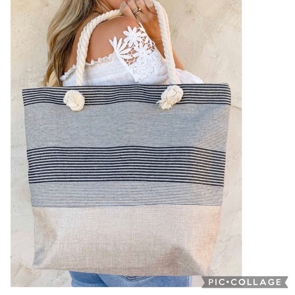 Going to the 🏖 Gray Or Beige Beach Bags… - Picture 1 of 6